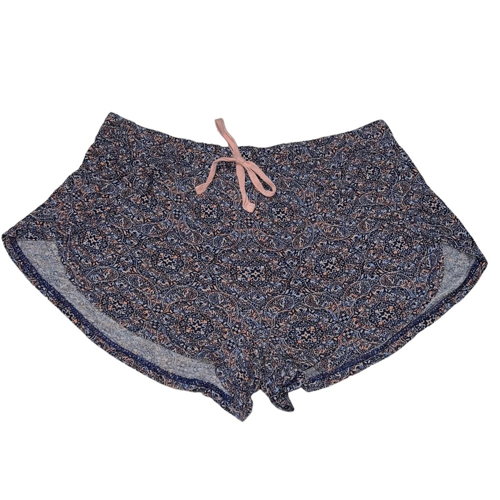 🤑 5/$25 XOXO Blue and Pink Paisley Pajama Shorts